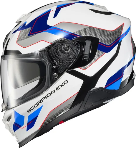 Vista 12 de ScorpionEXO T520 Casco de Motocicleta de Turismo de Cara Completa con Bolsillos para Altavoces Listos para Bluetooth DOT ECE Aprobado Nama-Sushi