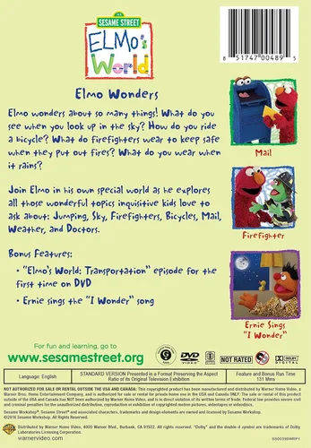Vista 3 de Sesame Street Elmo's World - Elmo Wonders DVD