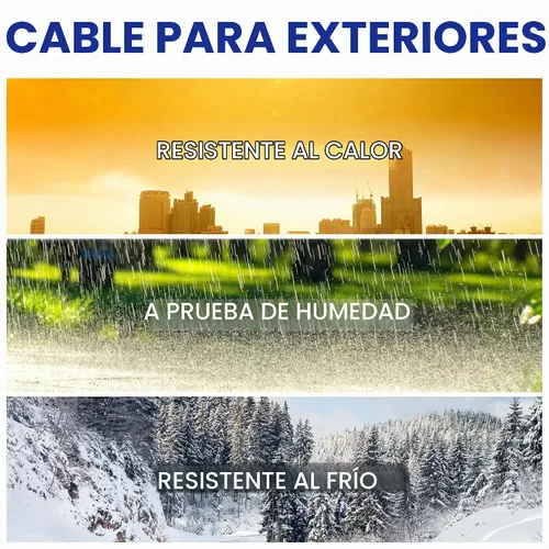 Vista 7 de VIVO Cable Cat5e a granel negro de 1,000 pies, CABLE-V003