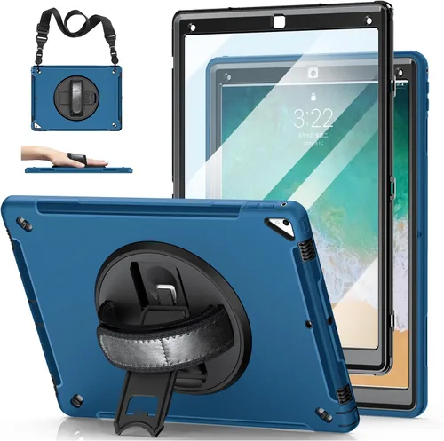 Vista 14 de Funda para iPad Pro 12.9 de 2ª generación 2017 y 2015 de 1ª generación, funda protectora de TPU resistente con protector de pantalla, soporte
