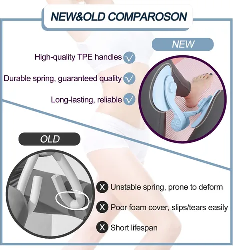 Vista 3 de Entrenador de suelo pélvico, ejercitador de Kegel interno del muslo, entrenador de Kegel para rehabilitación posparto, ejercitador de muslos
