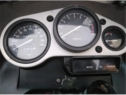 Vista 3 de 1 Unidades blanco motocicleta velocímetro puntero aguja moto accesorios para Honda CB400 VTR250 Kawasaki ZRX400 Yamaha XJR400 Suzuki GS500