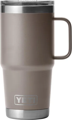 Vista 11 de YETI - Vaso de viaje Rambler de 20 onzas, de acero inoxidable, aislada al vacío con tapa fuerte Stronghold Blanco