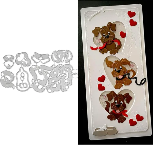 Vista 24 de DzIxY Juego de troqueles de corte de metal para tarjetas con diseño de pájaros, troquelados, plantillas de máquina para álbumes de recortes