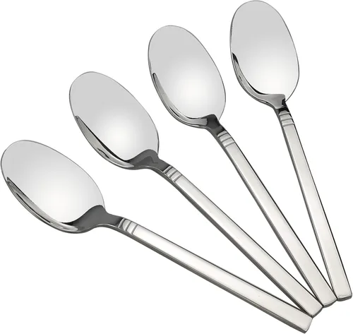 Vista 9 de Cucharas de postre de acero inoxidable de 12 piezas