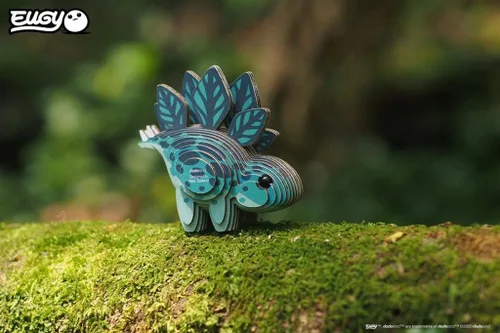 Vista 7 de EUGY Rompecabezas de papel 3D ecológico 007 Stego [nuevo sello]