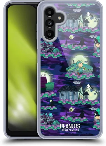 Vista 95 de Head Case Designs Funda de gel Spooktacular con licencia oficial de Peanuts Linus y Snoopy [protección de grado militar] compatible con Google Pixel