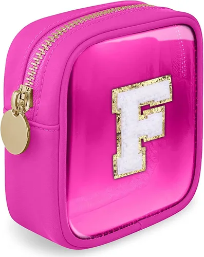 Vista 56 de Bolsa de Maquillaje Transparente Pequeña Bolsa de Cosméticos Bolsa de Viaje de Artículos de Aseo Bolsa Transparente con Cremallera Bolso Organizador