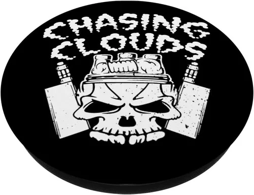 Vista 2 de Chasing Clouds Vape - Soporte para teléfonos y tabletas, Negro