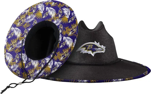 Vista 83 de FOCO - Sombrero de paja con logotipo de equipo universitario de NCAA y estampado floral para hombre