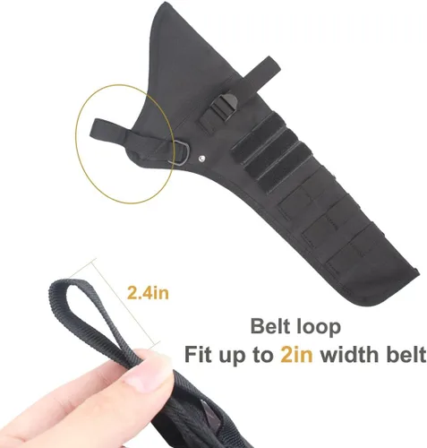 Vista 5 de Arco ligero flecha flecha carcaj plegable compacto flechas bolsa con sistema Molle colgado para tiro al blanco