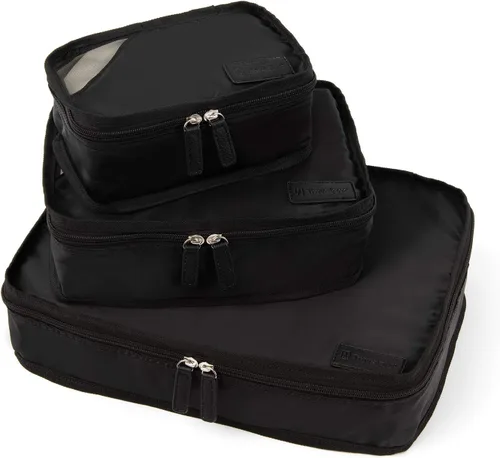 Vista 4 de Travelpro Essentials - Juego de 3 cubos de embalaje (pequeñomediano), Negro -, Essentials - Cubos de embalaje
