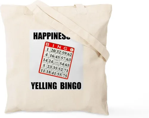 Vista 23 de CafePress Bingo Lingo Tote Bag Natural Canvas Tote Bag, Bolso de compras de tela, Caqui
