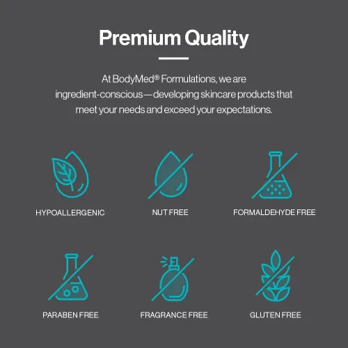 Vista 4 de BodyMed Formulations Aceite de masaje, 8 oz. – Sin fragancia, aceite totalmente natural para terapia de masaje – Certificado Leaping Bunny