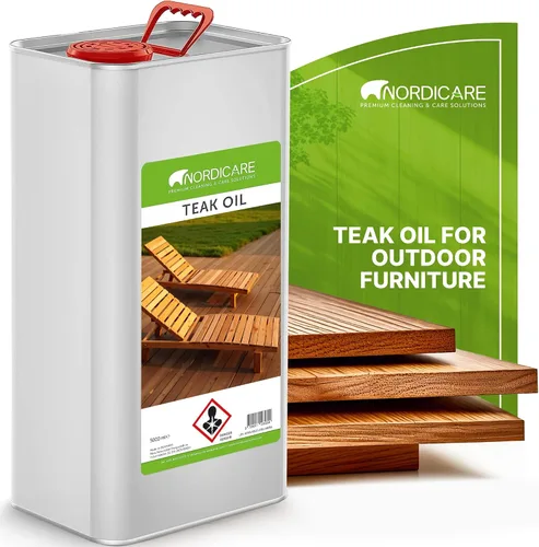 Vista 9 de Nordicare Aceite de teca para muebles de exterior, 16.9 onzas – Aceite de madera de exterior y sellador para teca, acacia, roble y más, ayuda a