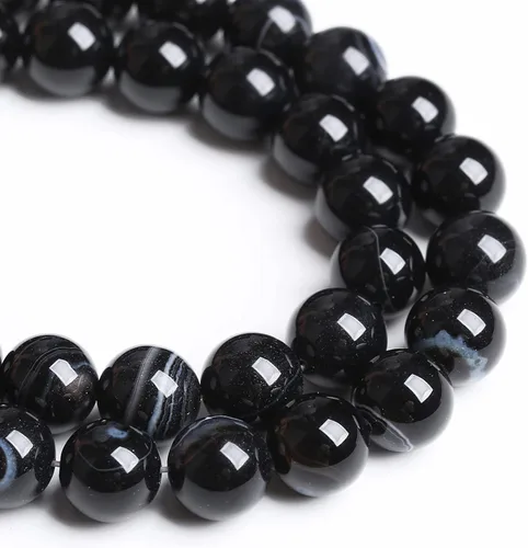 Vista 98 de 88 cuentas de piedra natural africana de piedra de sangre para hacer joyas y pulseras