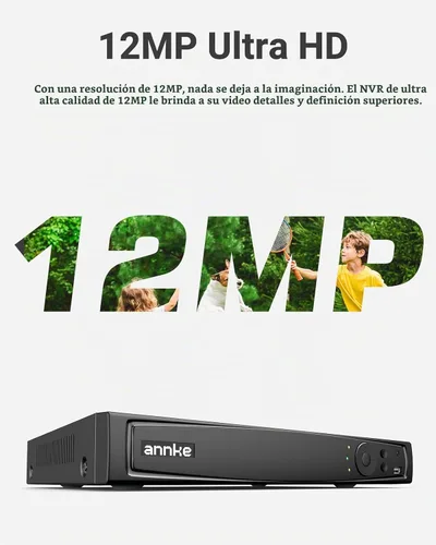 Vista 2 de ANNKE grabadora de vídeo de la red del PoE de 12MP 8CH para la cámara IP