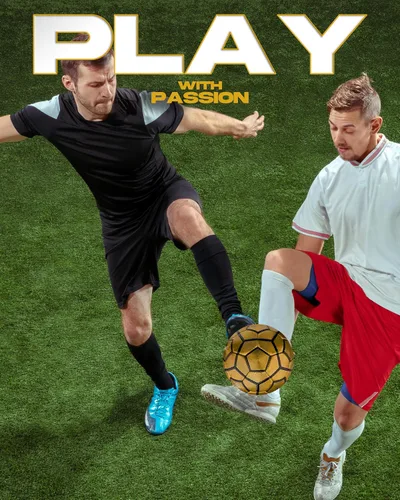 Vista 5 de American Challenge Balón de fútbol Bérgamo – Balón de fútbol profesional para campos de césped – Pelotas de fútbol duraderas cosidas a máquina
