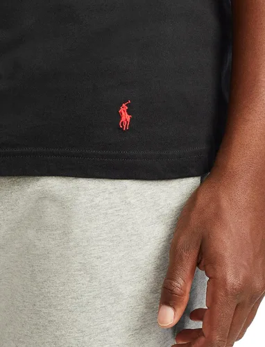 Vista 4 de POLO RALPH LAUREN Camisetas de algodón de ajuste clásico para hombre, paquete de 3