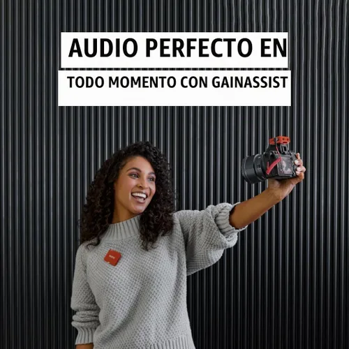 Vista 6 de RØDE Wireless GO (Gen 3) - Micrófono inalámbrico compacto - Audio impecable, grabación de punto flotante de 32 bits, control automático de nivel