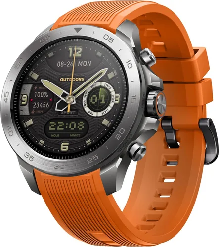 Vista 10 de mibro GS Explorer S Titanium - Reloj inteligente GPS para exteriores con Plata de titanio