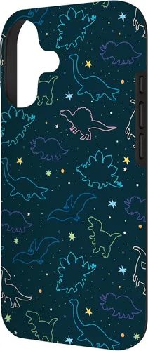 Vista 2 de Funda con diseño de dinosaurio de color lindo para iPhone 17