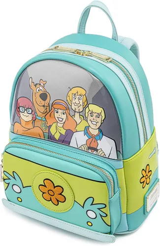Vista 2 de Loungefly Scooby Doo Mystery Machine - Bolso de hombro con doble correa para mujer, Multi, Classic