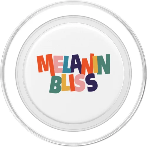 Vista 2 de Melanin Bliss - Empoderando el orgullo afroamericano con estampado PopSockets MagSafe PopGrip para iPhone