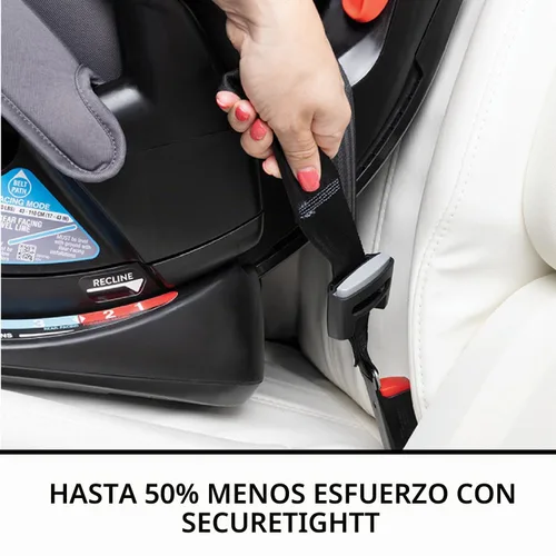 Vista 6 de Evenflo All4Stages - Asiento convertible delgado 4 en 1 para automóvil (gris balduino)