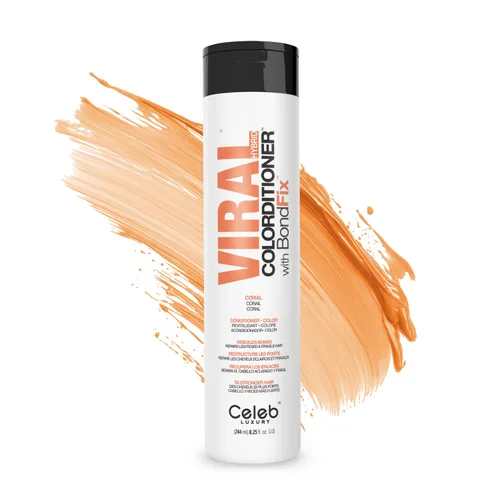 Vista 19 de Celeb Luxury Acondicionador de depósitos de color - Actualizador de color con Bondfix Bond Rebuilder, Viral y Gem Lites, combina con Colorwash Fire