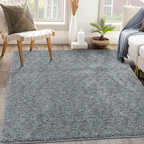 Vista 11 de Fashionwu Alfombra grande de 8 x 10 pies, para dormitorio, oficina, moderna, elegante, de hilo teñido, de alta resistencia, calidad de hotel