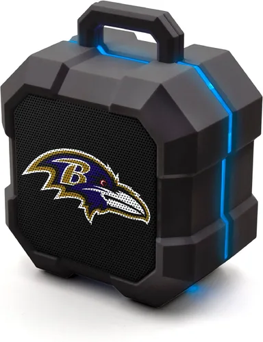 Vista 14 de SOAR NFL Shockbox - Altavoz Bluetooth inalámbrico LED, resistente al agua, IPX4, 5.0 Bluetooth con más de 5 horas de tiempo de reproducción, pequeño