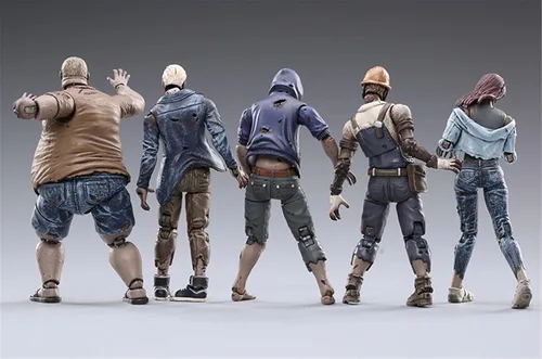 Vista 3 de HiPlay JoyToy - Figuras de acción de ciencia ficción a escala 1/18, juego completo de vida después de la serie infectada, figura de acción de zombi