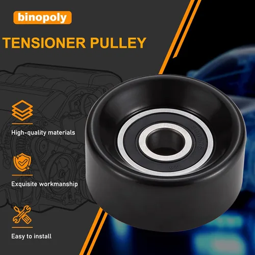 Vista 4 de binopoly 36227 Tensor de correa y polea tensora para Buick Rainier Chevy Trailblazer Chrysler Pacifica GMC Envoy #89059 89811 24576968 4861643AB