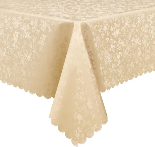 Vista 51 de Smiry Mantel cuadrado, mantel de vinilo resistente al agua, lavable, para cocina y comedor (azul bebé, 54 x 54 pulgadas)