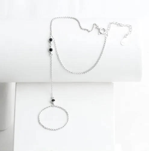 Vista 89 de Pulsera de plata de ley 925 para mujer, pulsera de mano para mujer, pulseras esclavas de 7 a 9 pulgadas ajustable