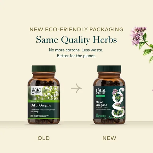 Vista 7 de 120 Fitocápsulas líquidas de aceite de orégano Gaia Herbs, GH-99625, 1, 1