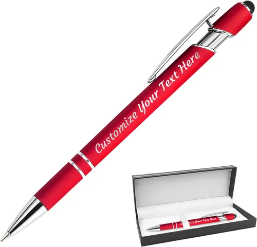Vista 83 de 12 bolígrafos personalizados a granel, bolígrafos personalizados con grabado personalizado con nombre o texto, regalo ideal de aniversario