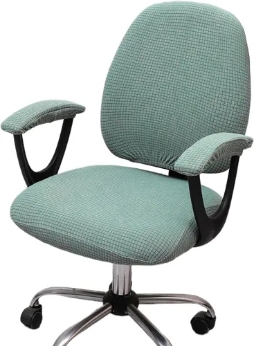 Vista 16 de Melaluxe Funda para silla de oficina con fundas para reposabrazos, funda elástica universal para silla de escritorio, fundas para silla