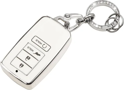 Vista 20 de YO&YOYE Funda para Llavero de TPU con Anillo para Llaves