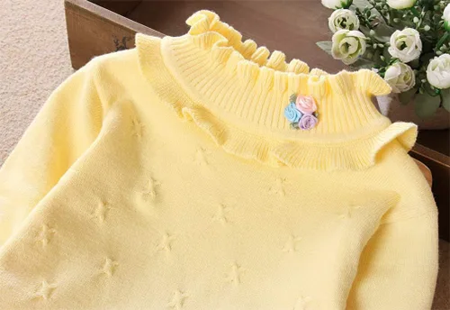 Vista 3 de Suéteres para niños pequeños y niñas Ropa de algodón para niños pequeños en talla 2-12 años