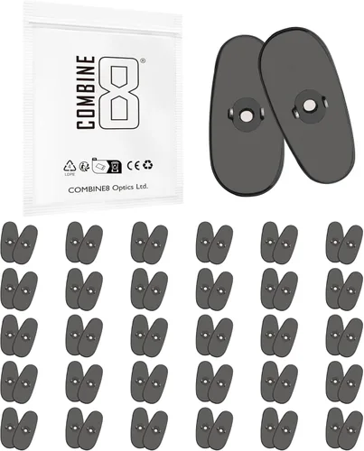 Vista 16 de 12 pares de almohadillas de nariz de repuesto negras para Ray-Ban Aviator RB3025/Aviator