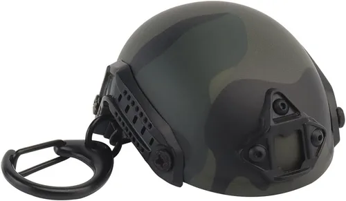 Vista 2 de Llavero para abridor de botellas de cerveza, forma de casco táctico, llavero, bolsa colgante, adorno para eliminar la presión, regalo para hombres