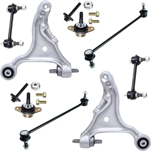 Vista 147 de Detroit Axle - Kit de suspensión frontal de 8 piezas para Chevy Silverado