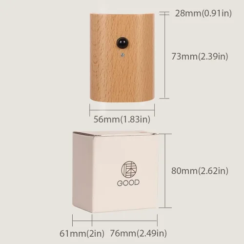 Vista 6 de Aplique de pared con sensor LED de diseño moderno pasillo USB C recargable, luz nocturna cálida instalación magnética para pasillos, dormitorios