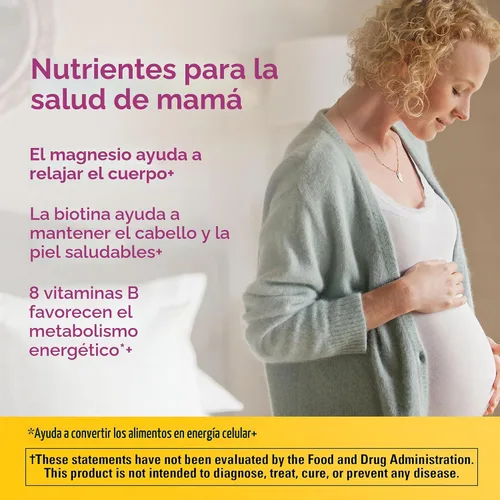 Vista 3 de Nature Made Suplemento alimenticio Prenatal + DHA 200 mg, 60 cápsulas suaves, 1435, 1