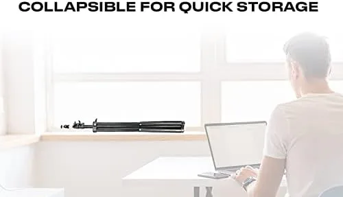 Vista 5 de Skywin VR Tripod Stand Compatible with SteamVR Base Station 20 - Sensor Stand and Base Station for Sensors and Oculus Rift Constellation 2-Pack