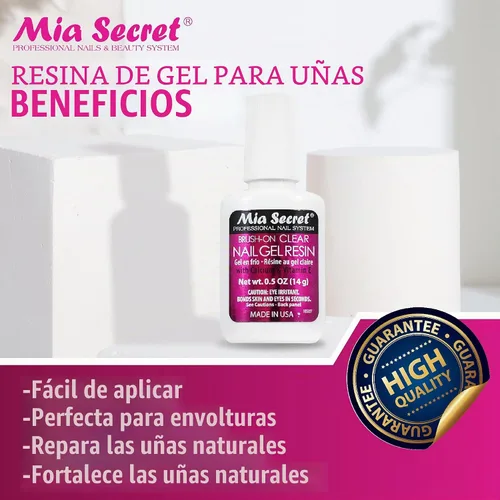 Vista 5 de Mia Secret Resina de gel transparente con brocha