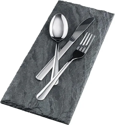 Vista 2 de Winco - Juego de cucharillas de café Windsor, acero inoxidable 18-0. 12 unidades. 0002-02, Plateado
