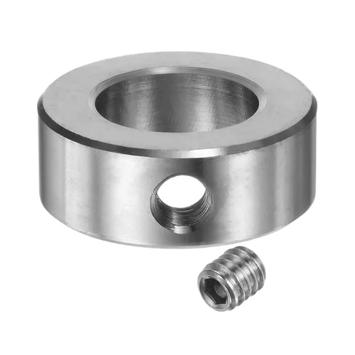 Vista 5 de uxcell Juego de collares de tornillo de 1-1/8 pulgadas de diámetro interior 304 collares de eje de acero inoxidable, 1-3/4 pulgadas de diámetro